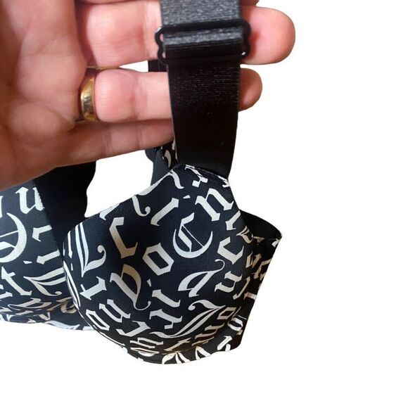 Juicy Couture Padded Push Up Log Bra Size 36C Option To Cross back Or Regular - Picture 4 of 9